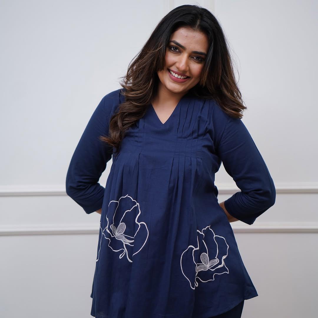 Classy Summers Special Cotton Cord Set with White Thread Embroidery