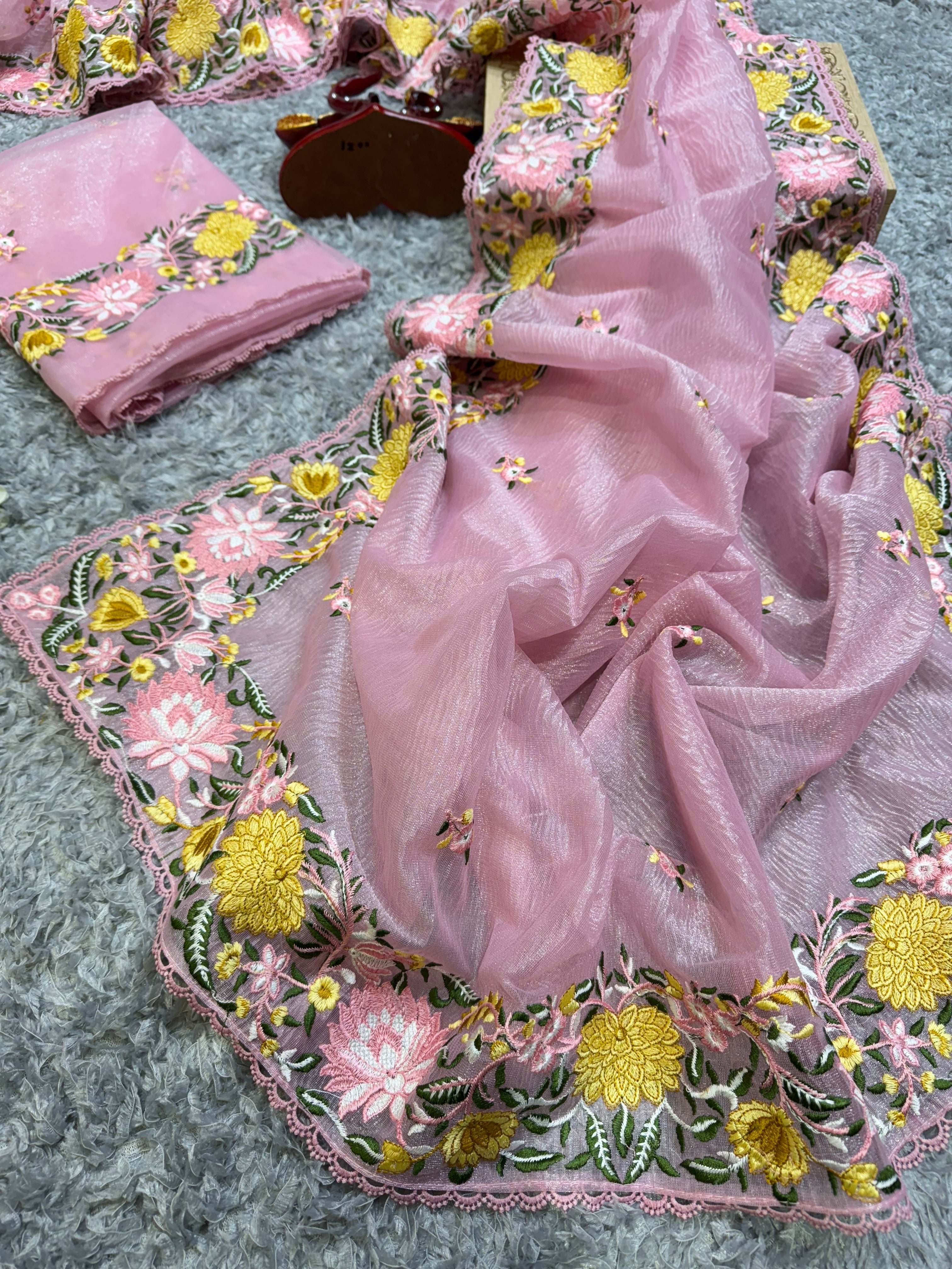 Exclusive Banarasi Crush Designer Saree