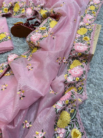 Exclusive Banarasi Crush Designer Saree