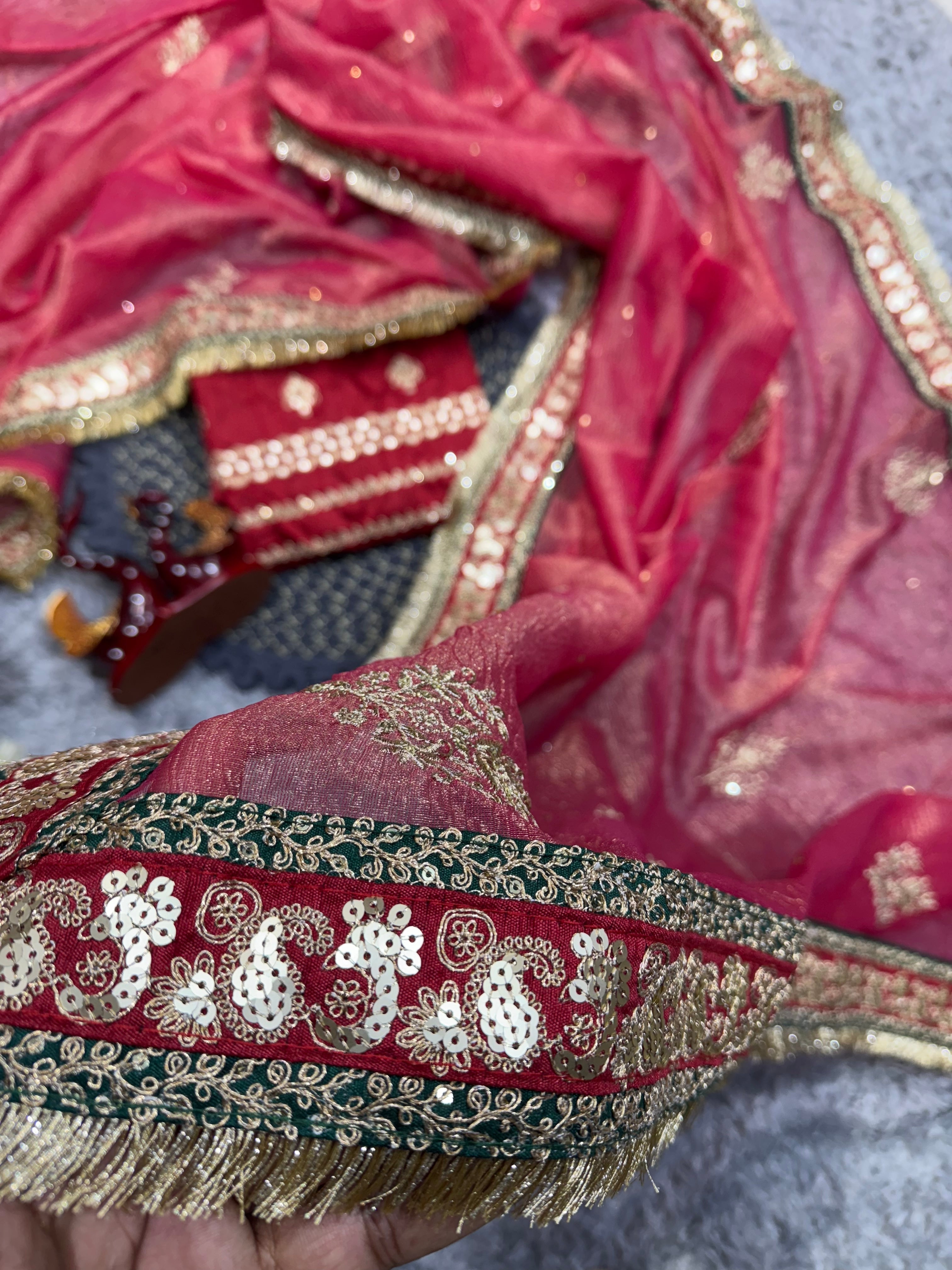 Bollywood Designer Red Saree