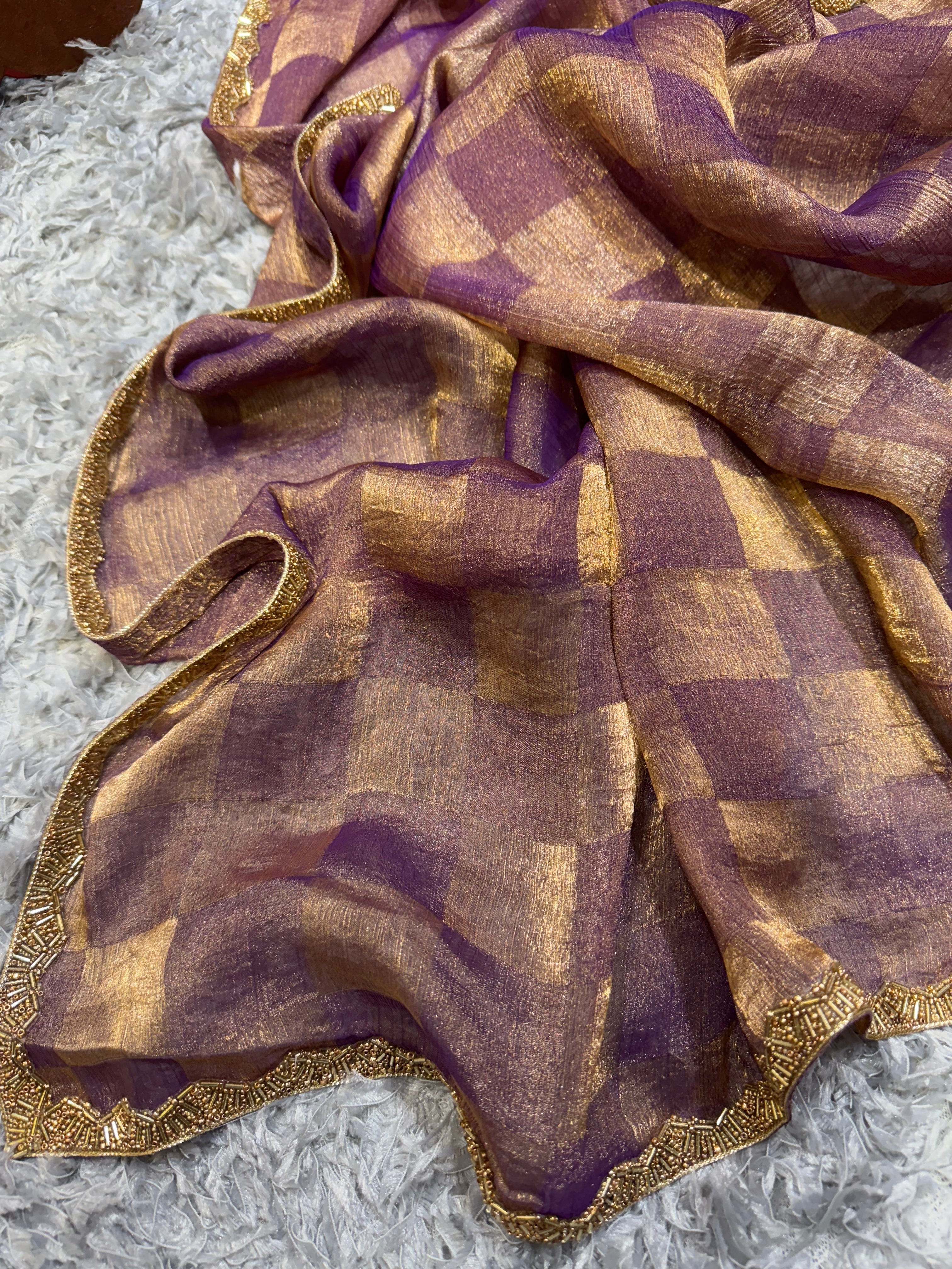 Super Trending Wine Designer Saree