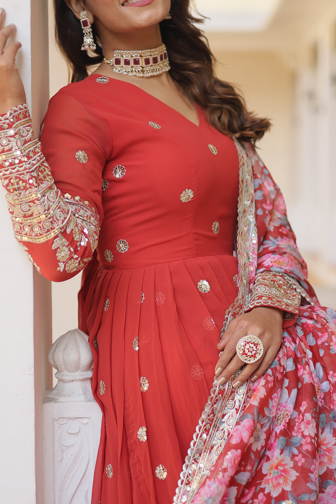 Premium Gown With Dupatta Set