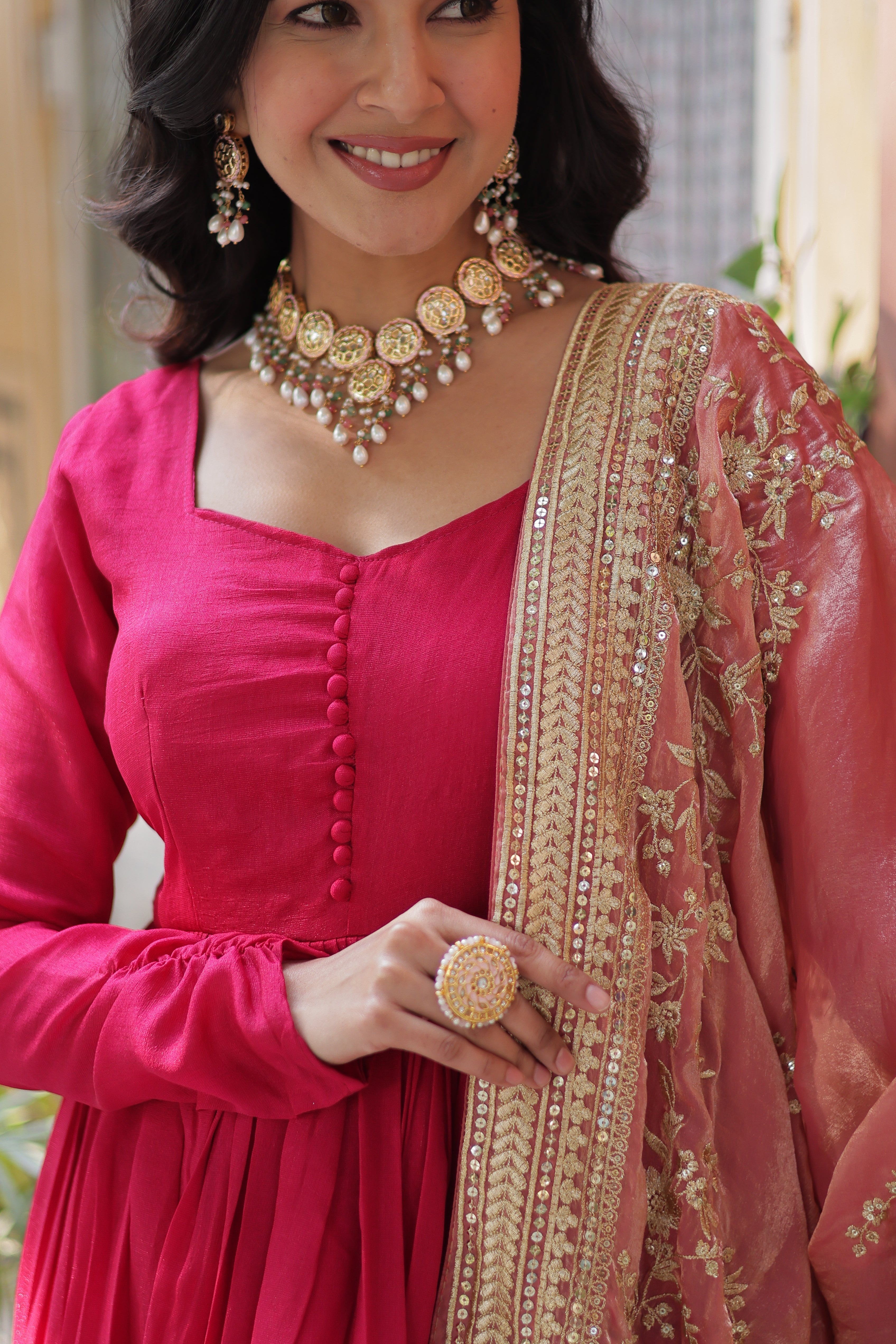 Beautiful Shimmer Rich Sequins Gown