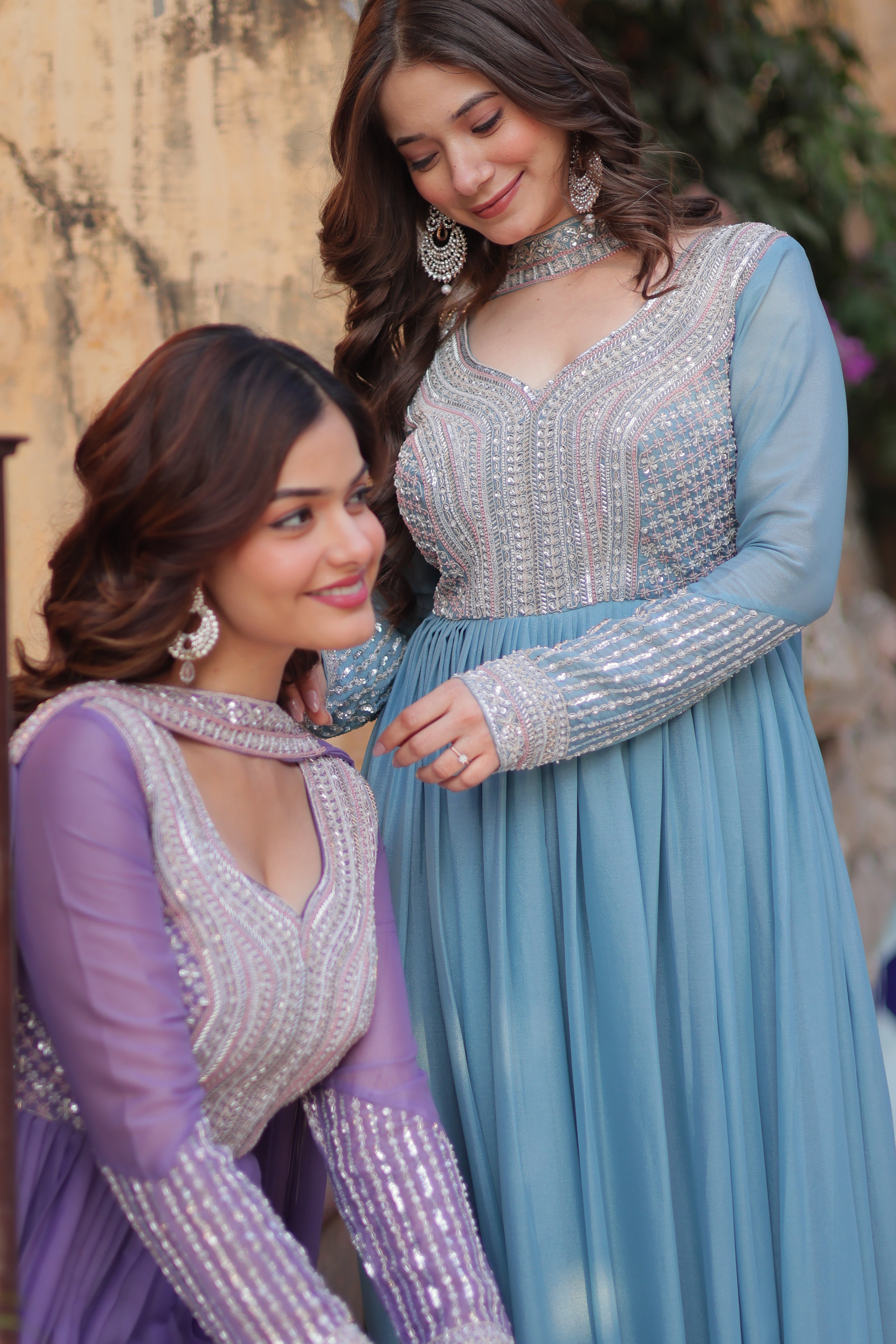 Designer Readymade Georgette Gown