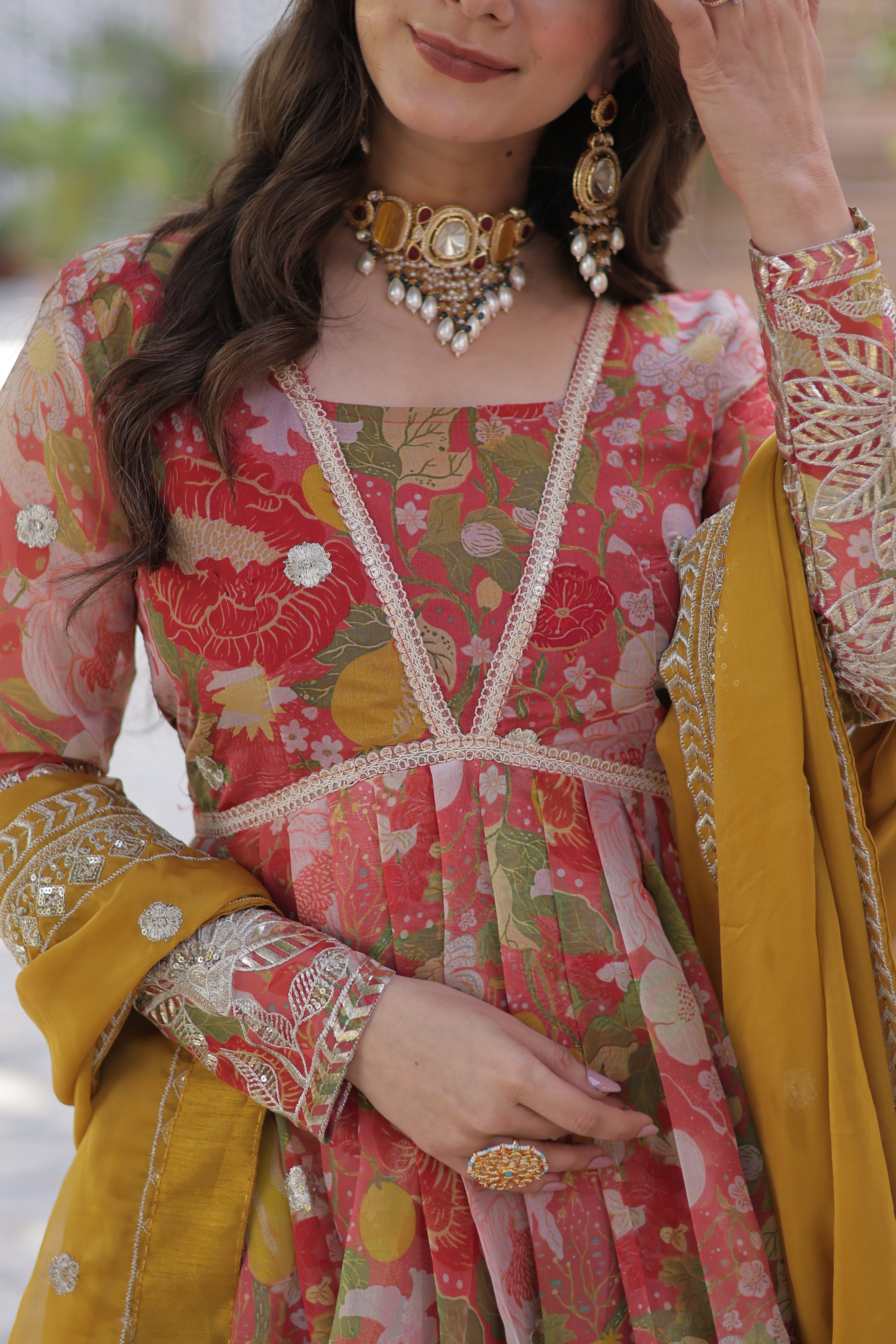 PREMIUM READYMADE ALIA CUT GOWN WITH DUPATTA SET