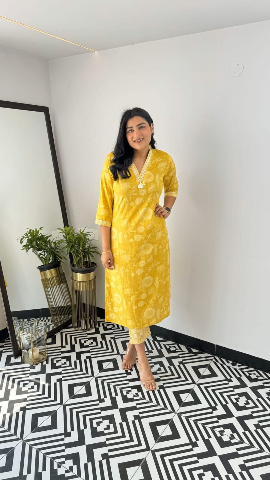 Yellow Bloom Co-Ord Set