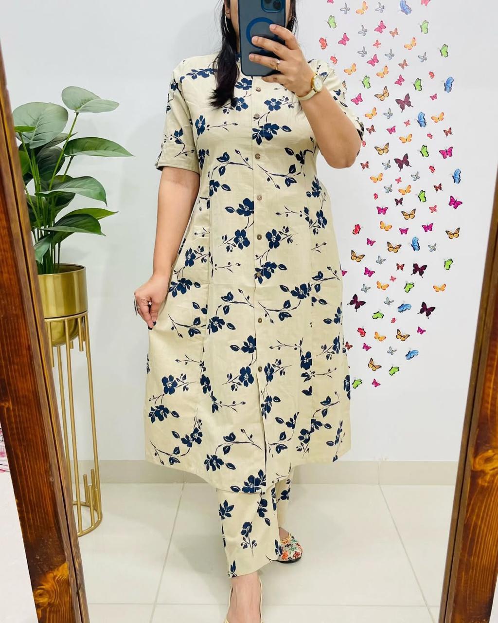 Easy Breezy Printed Summer Cotton Co-Ord Set