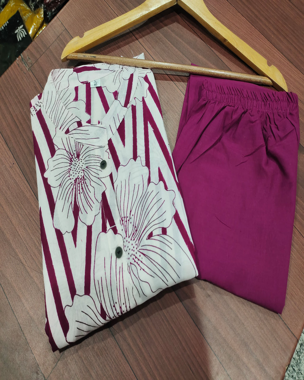 Premium Fine Cotton Printed Kurta Pant Set