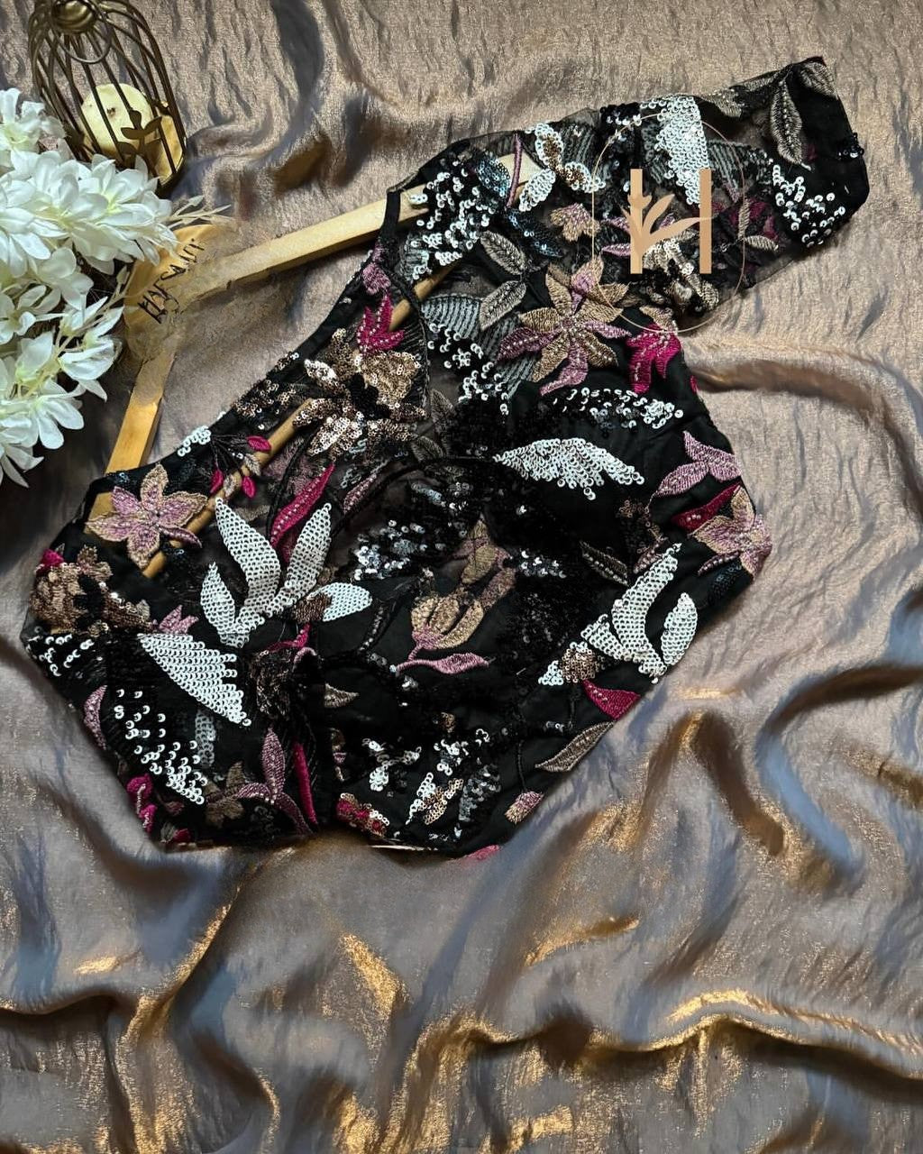 Exclusive Designer Space Silk Saree