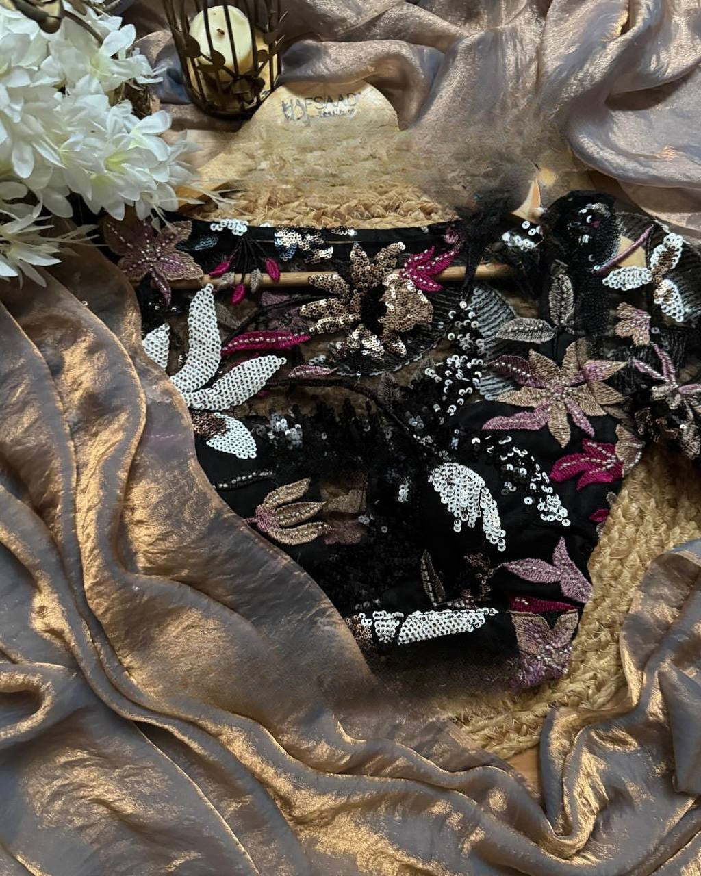 Exclusive Designer Space Silk Saree