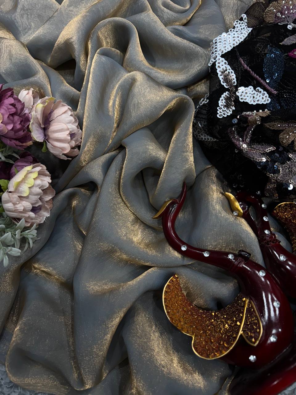 Exclusive Designer Space Silk Saree