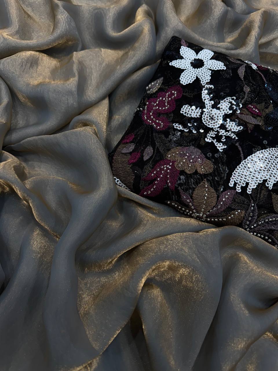 Exclusive Designer Space Silk Saree